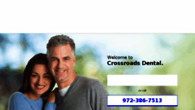 What Crossroadsdentaldallas.com website looked like in 2018 (7 years ago)