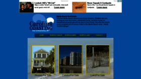 What Carolinacoasting.com website looked like in 2018 (5 years ago)