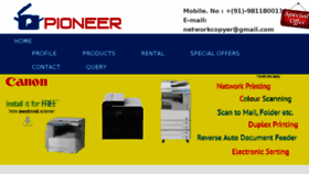 What Copierandfaxes.com website looked like in 2018 (5 years ago)
