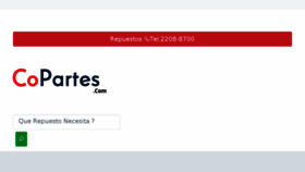 What Copartes.com website looked like in 2018 (5 years ago)