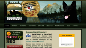 What Camanoislandkennels.com website looked like in 2018 (5 years ago)