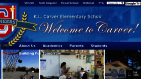 What Carverschool.us website looked like in 2018 (5 years ago)