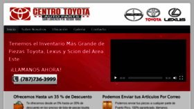What Centrotoyota.com website looked like in 2018 (5 years ago)