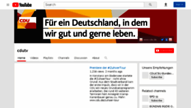 What Cdu.tv website looked like in 2018 (5 years ago)