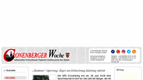 What Cronenberger-woche.de website looked like in 2018 (5 years ago)