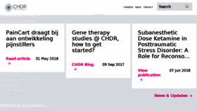 What Chdr.nl website looked like in 2018 (5 years ago)