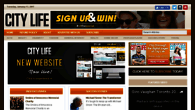 What Citylifemagazine.ca website looked like in 2018 (5 years ago)