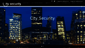 What Citysecurity.no website looked like in 2018 (5 years ago)