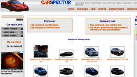 What Carspector.com website looked like in 2018 (5 years ago)