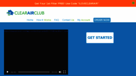 What Clearairclub.com website looked like in 2018 (5 years ago)