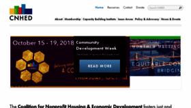 What Cnhed.org website looked like in 2018 (5 years ago)