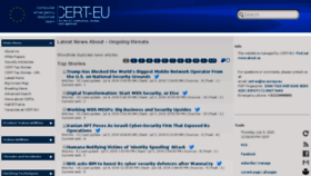 What Cert.europa.eu website looked like in 2018 (5 years ago)