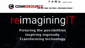 What Comresource.com website looked like in 2018 (5 years ago)