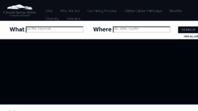 What Coloradospringsutilities.jobs website looked like in 2018 (7 years ago)
