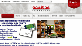 What Caritas.lu website looked like in 2018 (5 years ago)