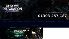 What Chromerestorationspecialist.co.uk website looked like in 2018 (5 years ago)