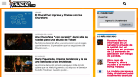 What Churero.com website looked like in 2018 (5 years ago)