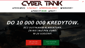 What Cyber-tank.pl website looked like in 2018 (5 years ago)