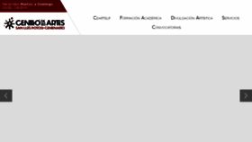 What Centrodelasartesslp.gob.mx website looked like in 2018 (5 years ago)