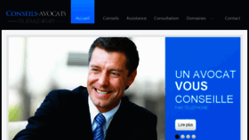 What Conseil-avocat.com website looked like in 2018 (5 years ago)