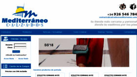 What Calzadosmediterraneotienda.com website looked like in 2018 (5 years ago)