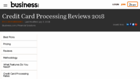 What Credit-card-processing-review.toptenreviews.com website looked like in 2018 (5 years ago)