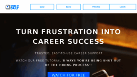 What Careerrealism.com website looked like in 2018 (7 years ago)