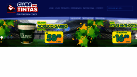 What Clubedastintas.com website looked like in 2018 (5 years ago)
