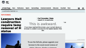 What Capitalgazette.com website looked like in 2018 (5 years ago)
