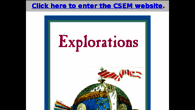 What Csem.org website looked like in 2018 (5 years ago)