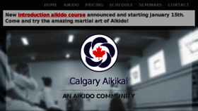 What Calgaryaikikai.com website looked like in 2018 (5 years ago)
