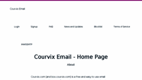What Courvix.com website looked like in 2018 (5 years ago)