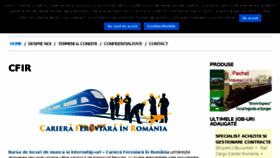 What Carieraferoviara.ro website looked like in 2018 (5 years ago)