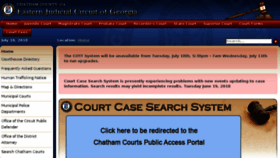 What Chathamcourts.org website looked like in 2018 (5 years ago)
