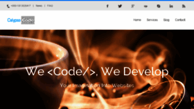 What Calypsocode.com website looked like in 2018 (5 years ago)