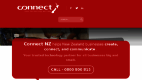 What Connectnz.co.nz website looked like in 2018 (5 years ago)