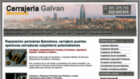 What Cerrajeriagalvan.es website looked like in 2018 (5 years ago)