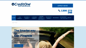 What Creditone.com.au website looked like in 2018 (5 years ago)