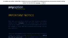 What Cdn.anyoption.it website looked like in 2018 (5 years ago)