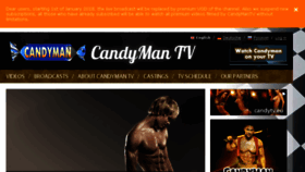 What Candymantv.com website looked like in 2018 (5 years ago)