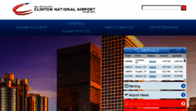 What Clintonairport.com website looked like in 2018 (5 years ago)