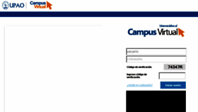 What Campusvirtual.upao.edu.pe website looked like in 2018 (5 years ago)