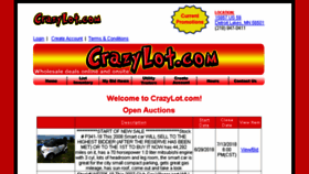 What Crazylot.com website looked like in 2018 (5 years ago)