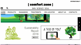 What Comfortzone.it website looked like in 2018 (5 years ago)