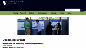 What Cs.duke.edu website looked like in 2018 (6 years ago)