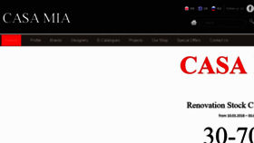 What Casamia.com.cy website looked like in 2018 (5 years ago)