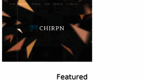 What Chirpn.com website looked like in 2018 (5 years ago)