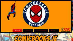 What Comicbooks.ie website looked like in 2018 (5 years ago)