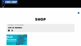 What Codeshop.club website looked like in 2018 (5 years ago)