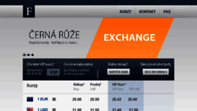 What Cernaruze-exchange.cz website looked like in 2018 (5 years ago)